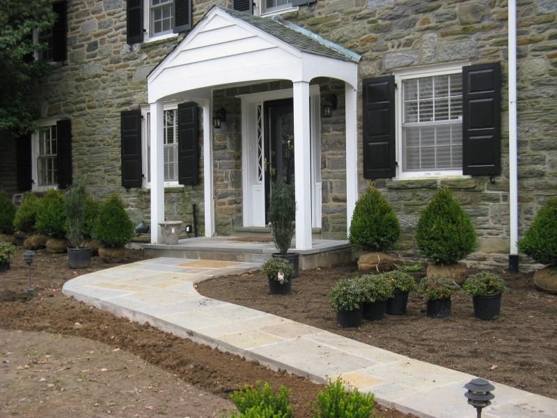 Flagstone Walkway and Landing